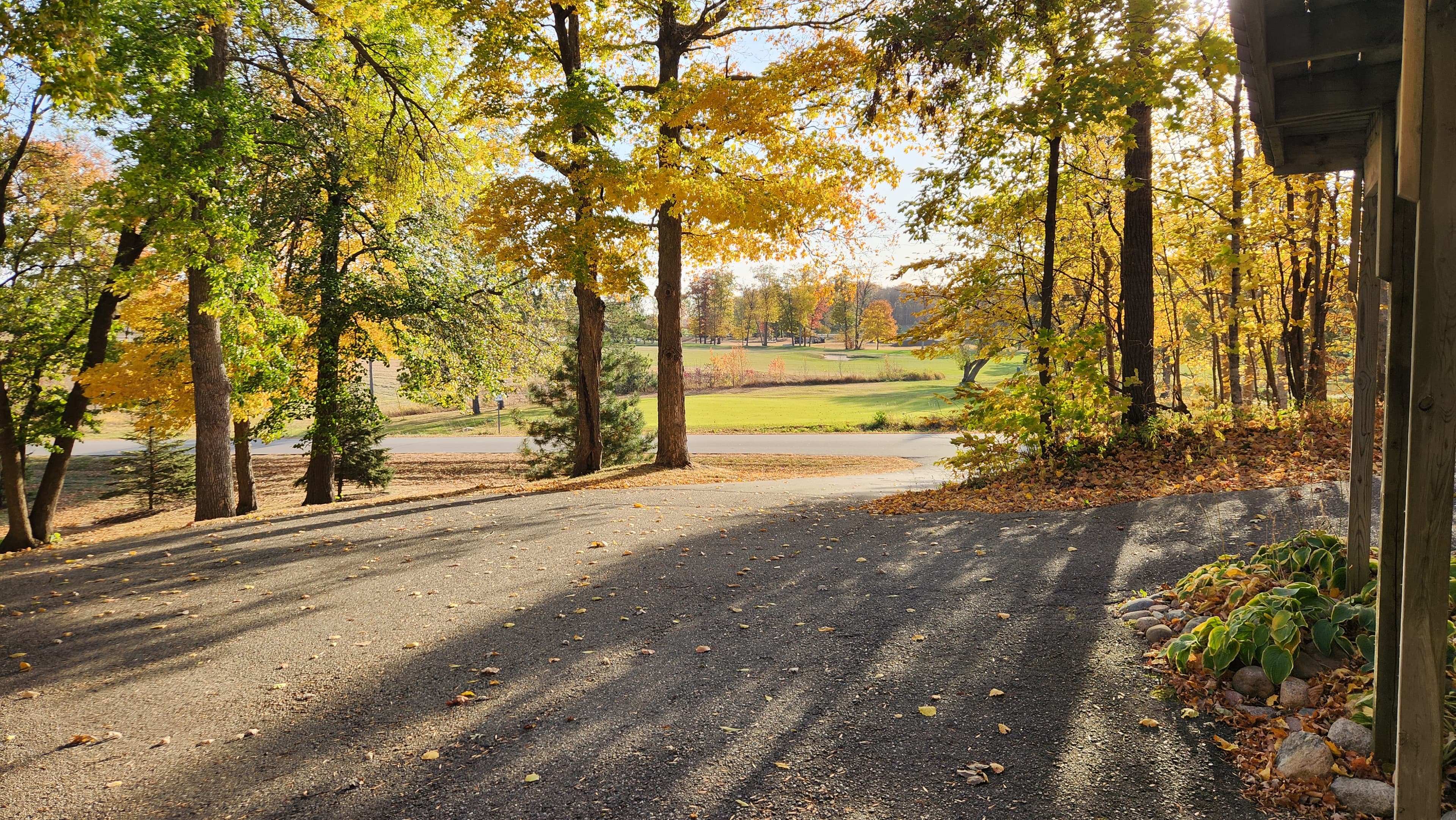 Golf course view.